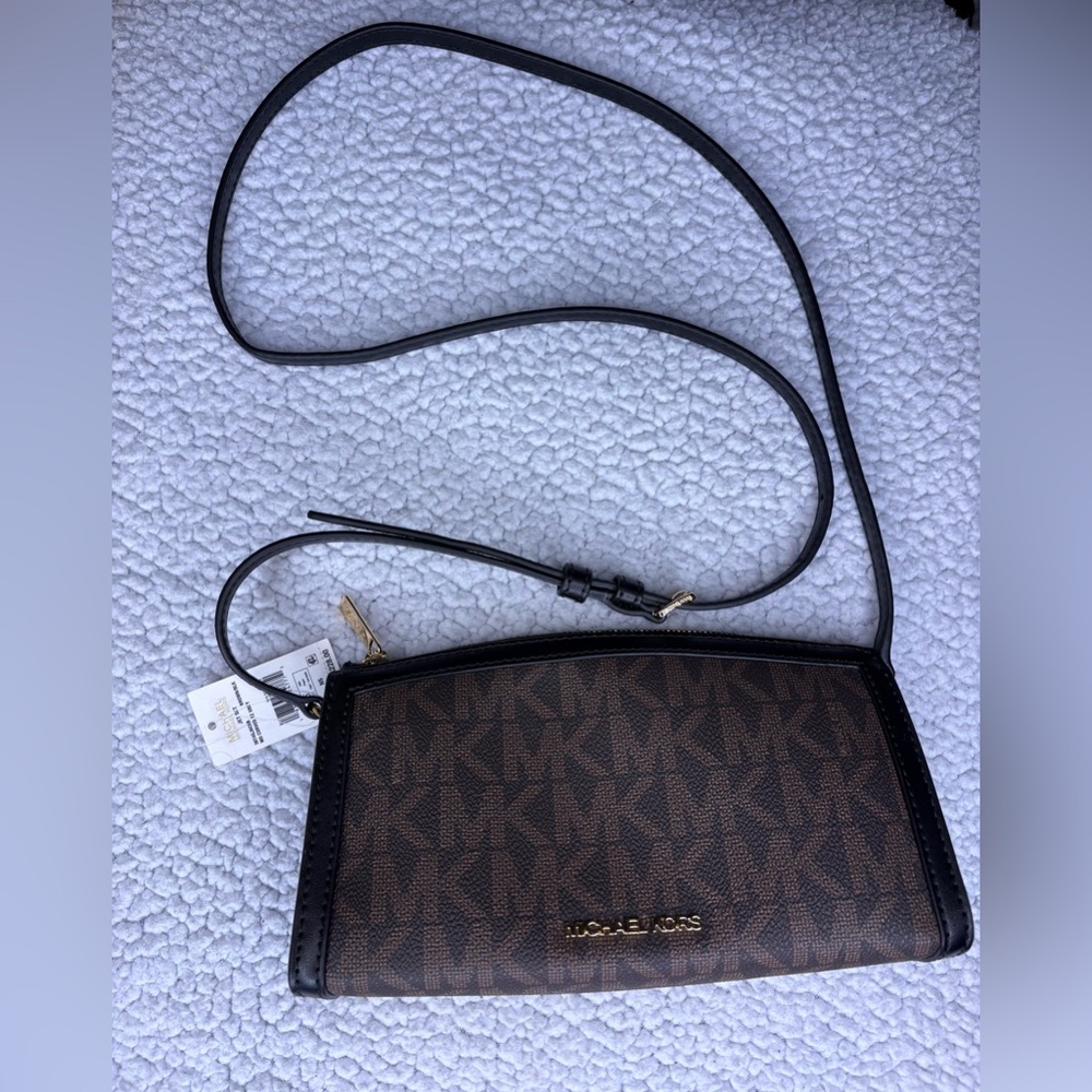 Michael Kors Jet Set Small Signature Logo Crossbody Bag